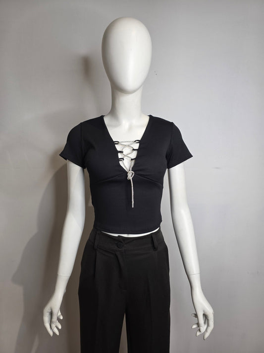 Top con scollatura gioiello - Lunae Boutique
